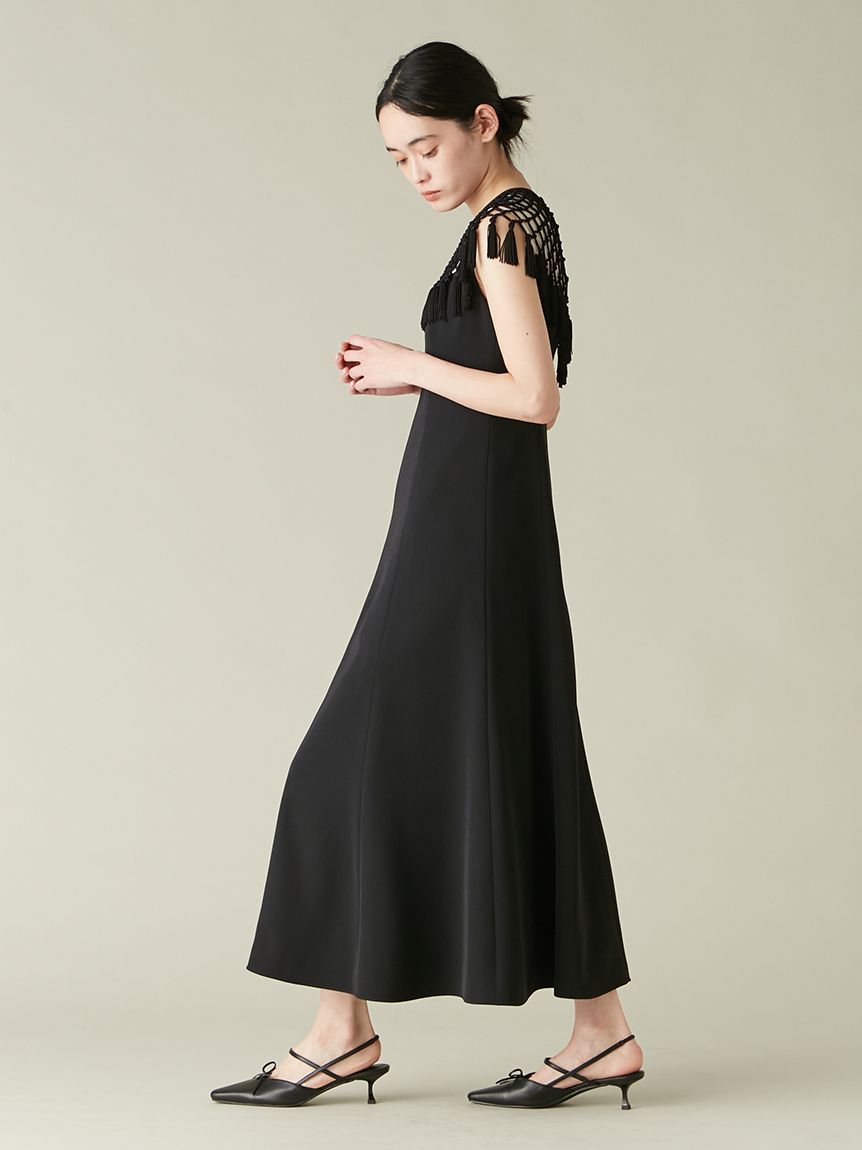 LIMITED EDITION ドレープミディ丈ワンピース - ブラウン | ZARA
