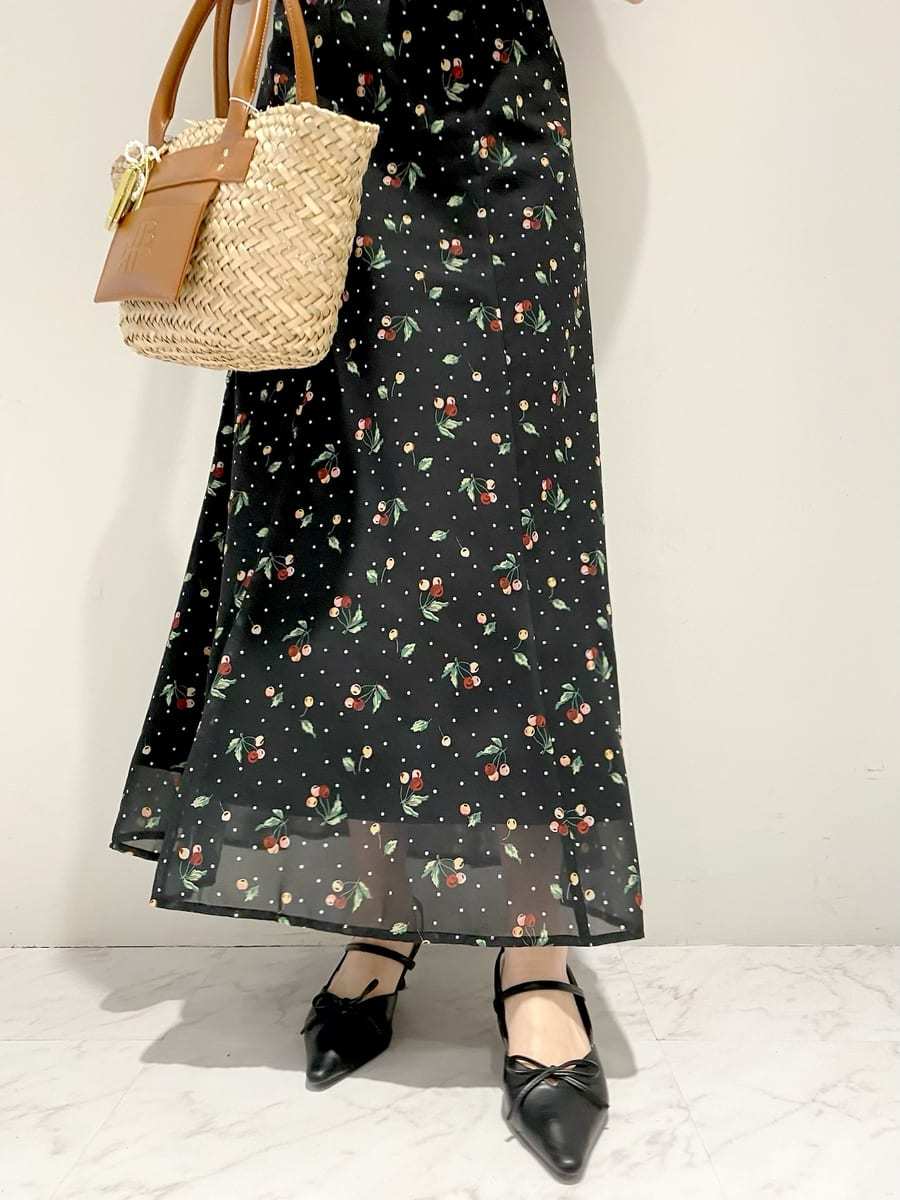 LILY BROWN リリーブラウン Lily Brown 刺繍シフォン2WAY