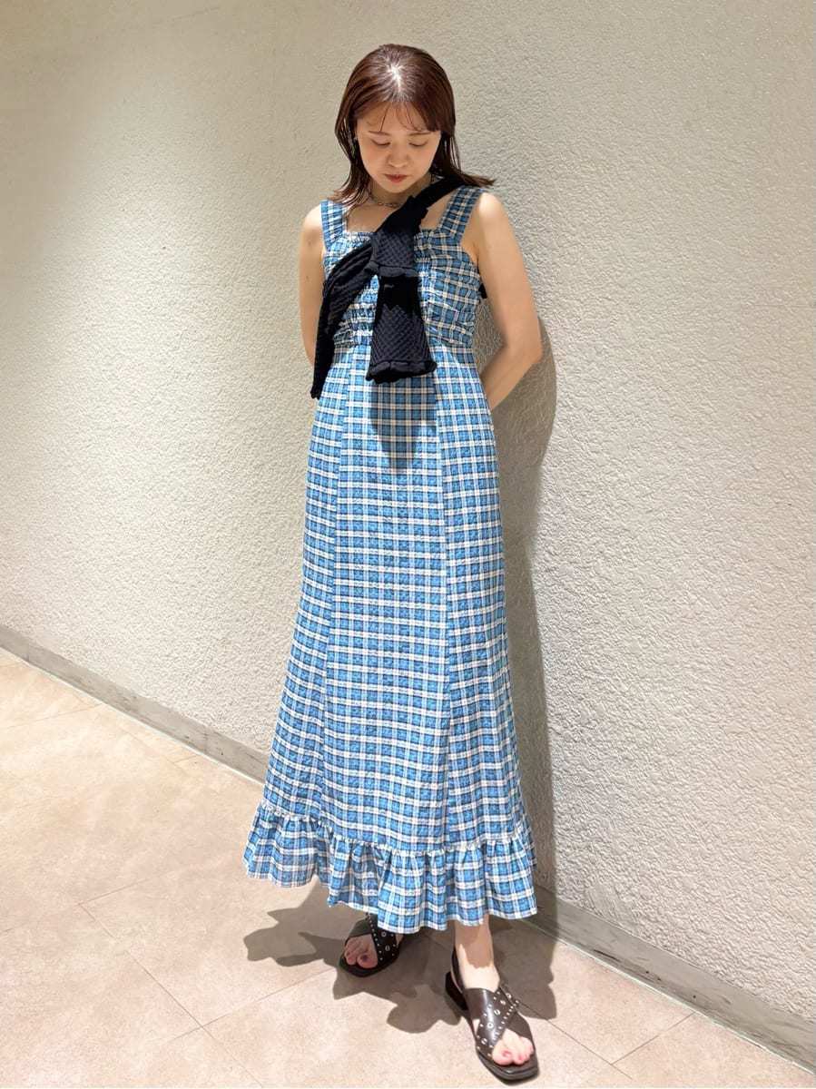 オフィシャル・MASHアプリ限定カラー】チェック柄キャミ
