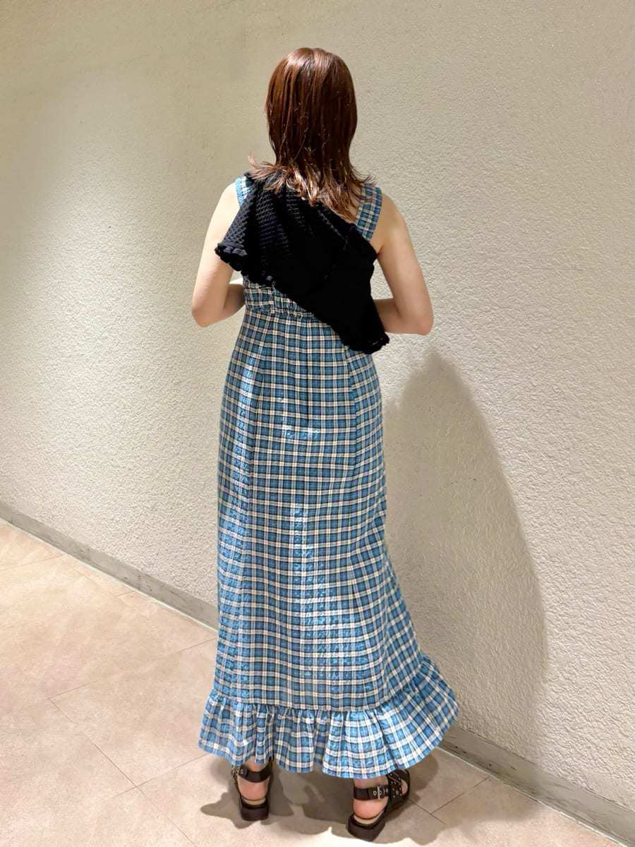 オフィシャル・MASHアプリ限定カラー】チェック柄キャミ