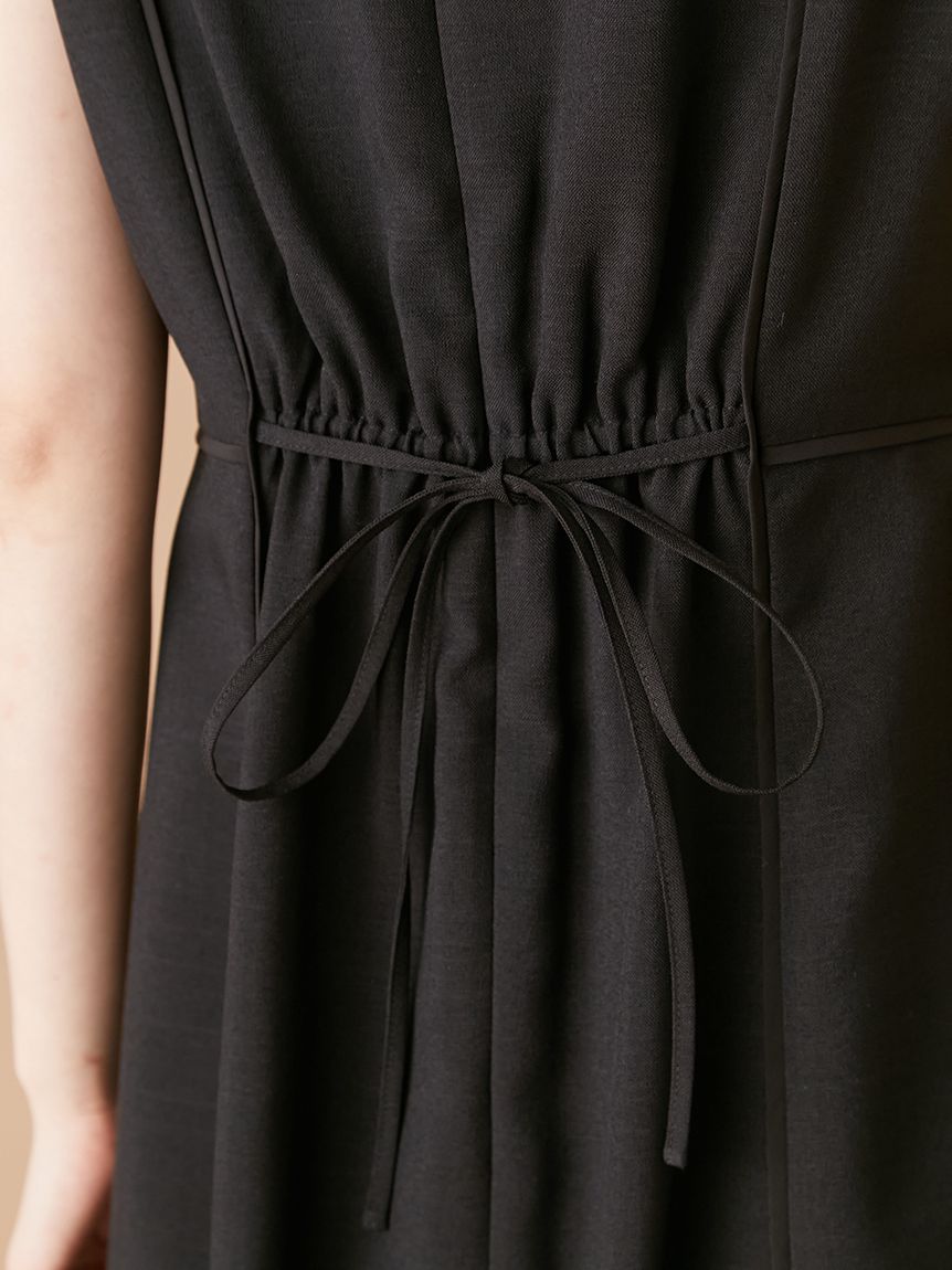 【Lily brown】 スウィッチング2wayワンピース 黒 LILY BROWN SALE50%OFF リリーブラウン ドレス 25春夏 バイ