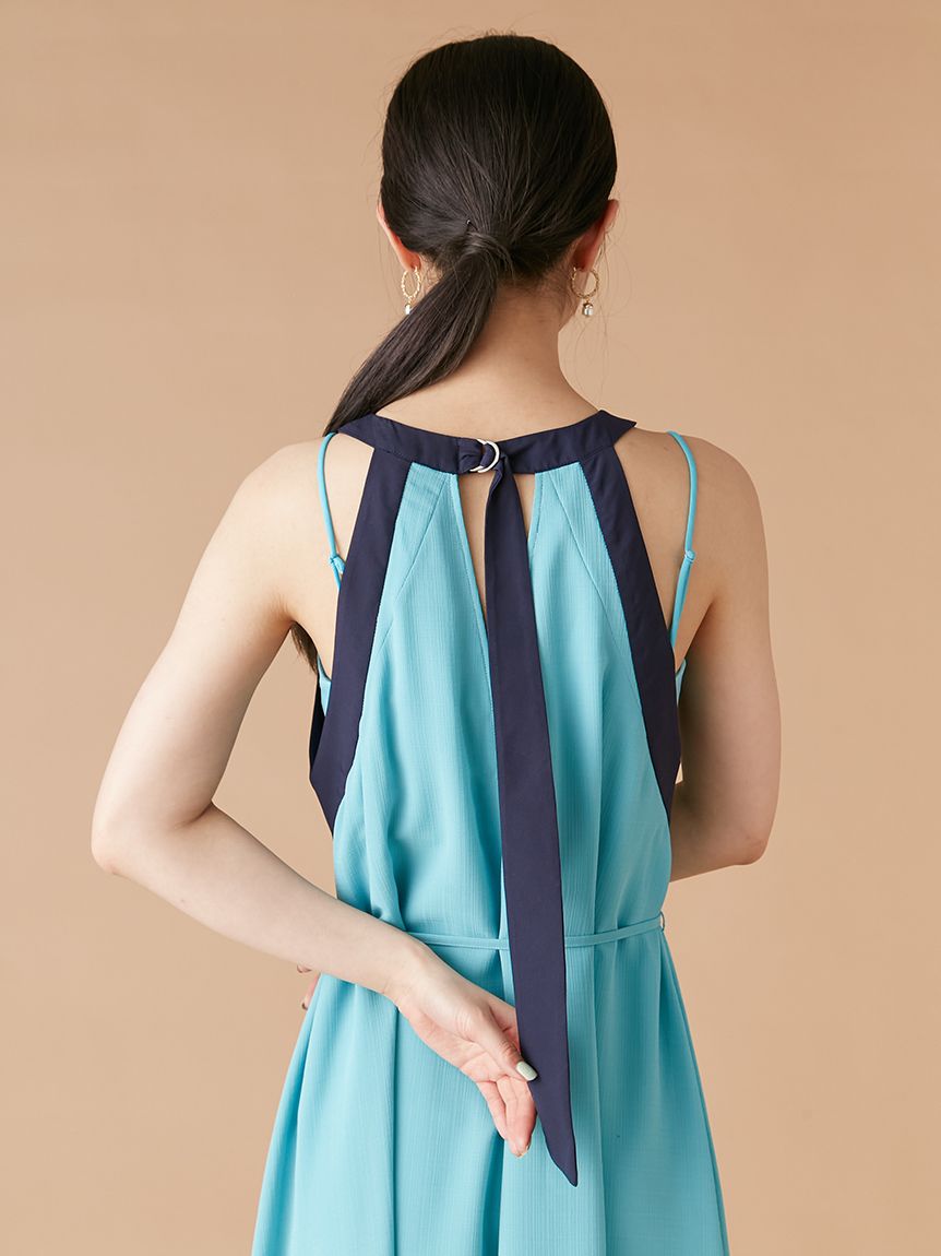 新品未使用LILY BROWN カップインベアセットアメスリワンピース カップインベアセットアメスリワンピース(マキシ・ロング