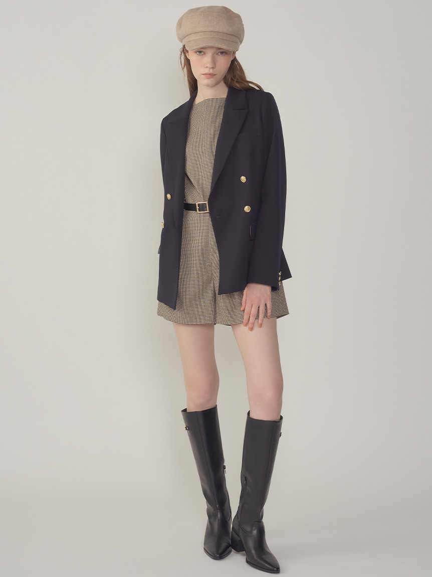 ベルト付きミニロンパース(オールインワン)｜ワンピース｜LILY BROWN