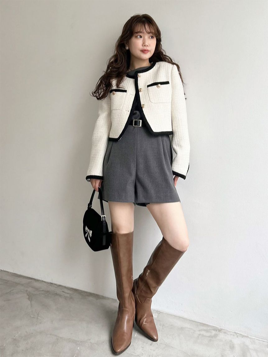 ベルト付きミニロンパース(オールインワン)｜ワンピース｜LILY