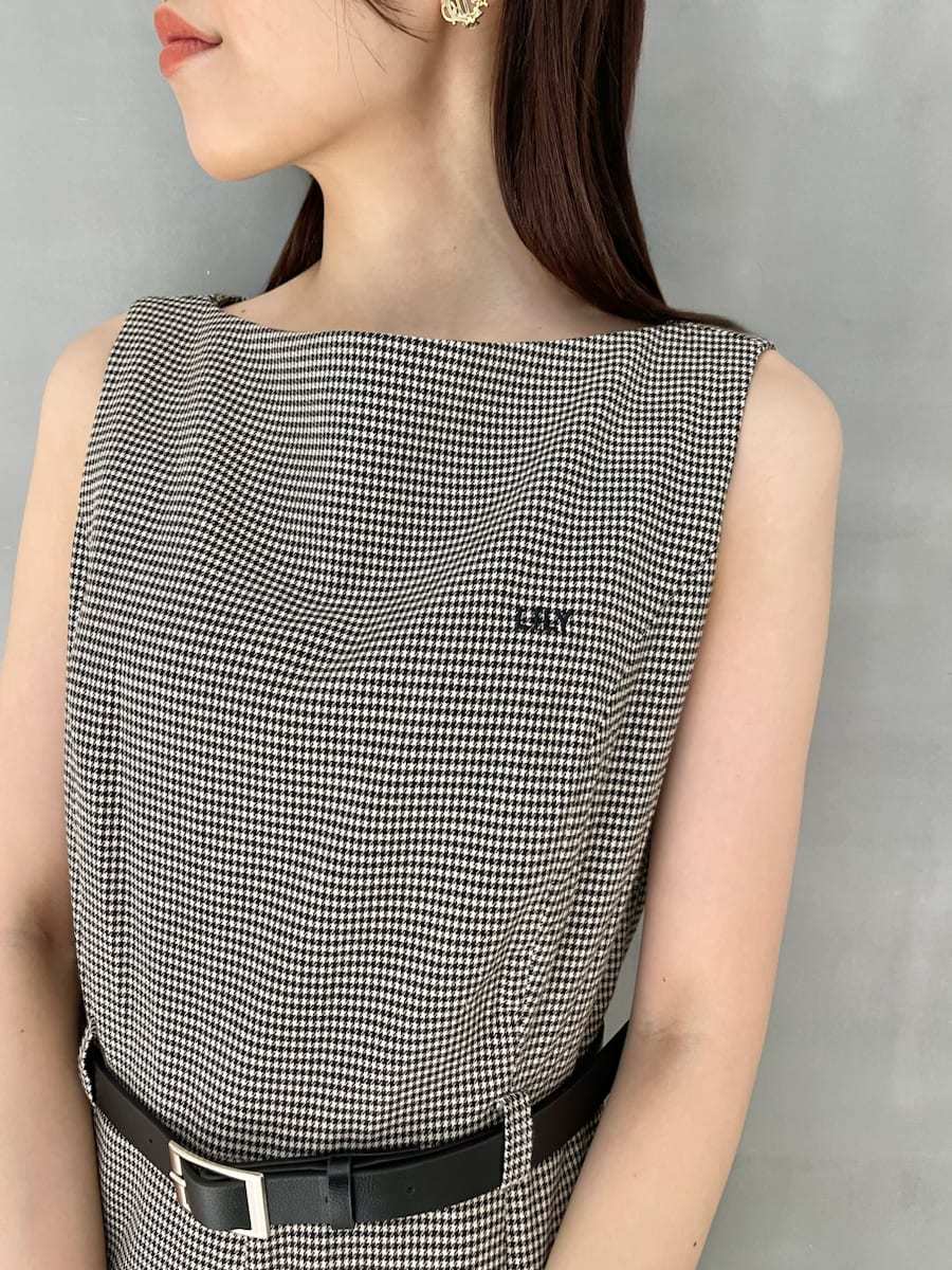 ベルト付きミニロンパース(オールインワン)｜ワンピース｜LILY BROWN