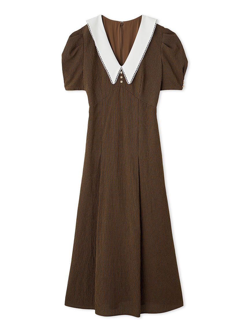 ヴィンテージカラーデザインワンピース(マキシ・ロングワンピース