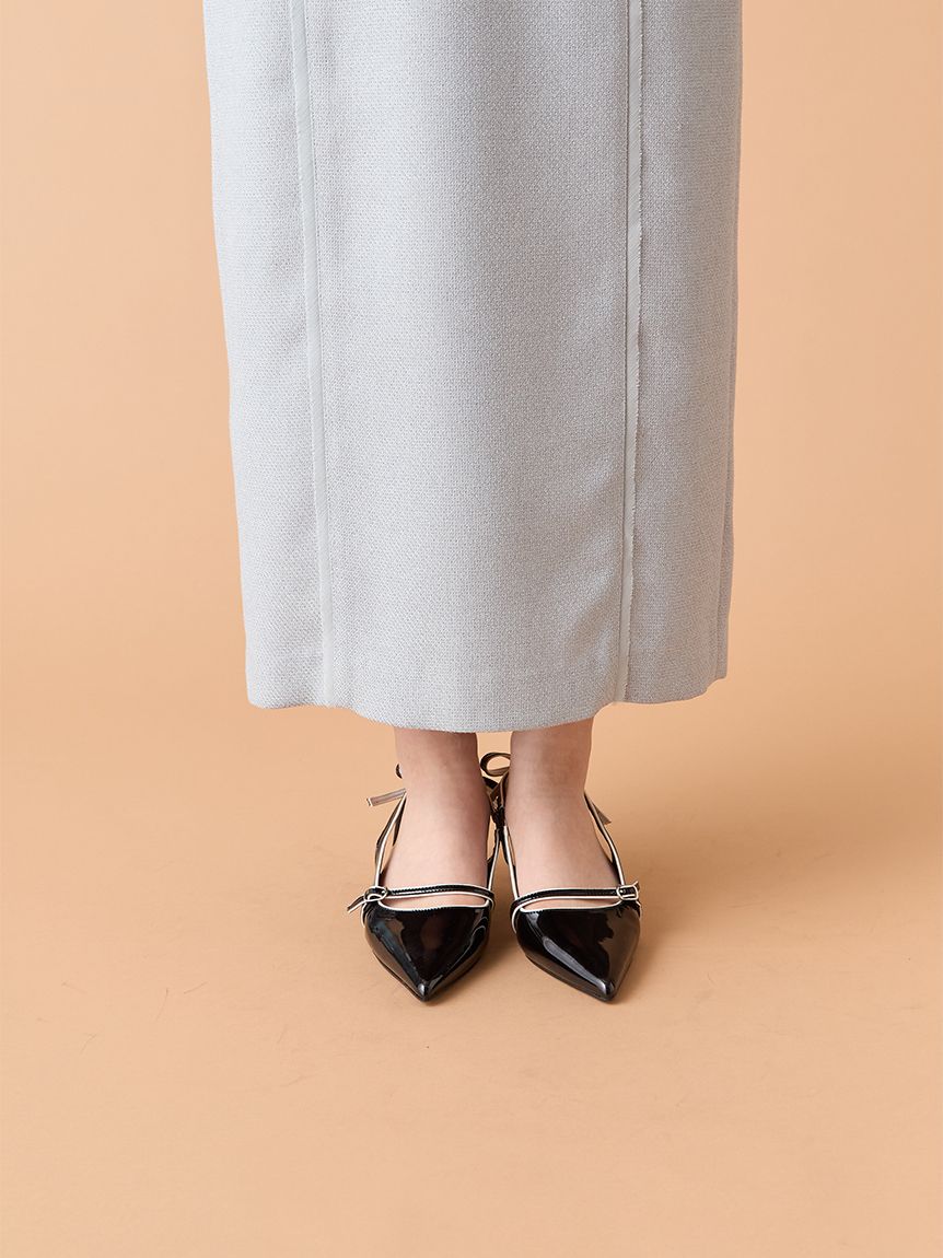 美品♡クリスチャンディオール ボウタイ ツイード ワンピース ベロア りぼん MISS DIOR ワンピース クリスチャンディオール リボン ビッグカラー