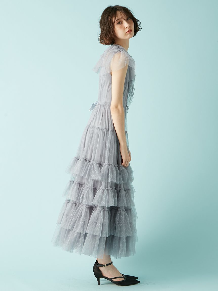 LILY BROWN / フリルドレス ドレープフリルセットアップ（セットアップ）｜LILY BROWN