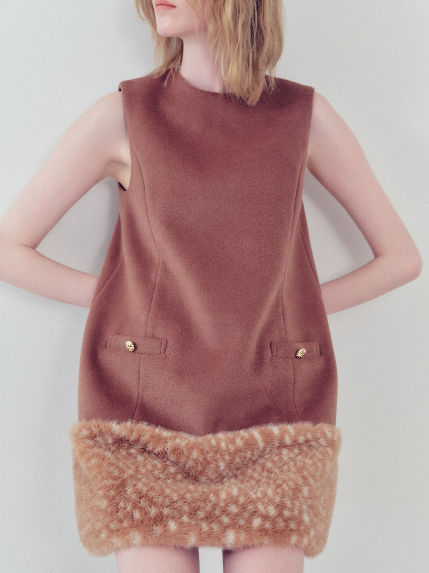 ファードッキングミニワンピース(ミニワンピース)｜ワンピース｜LILY