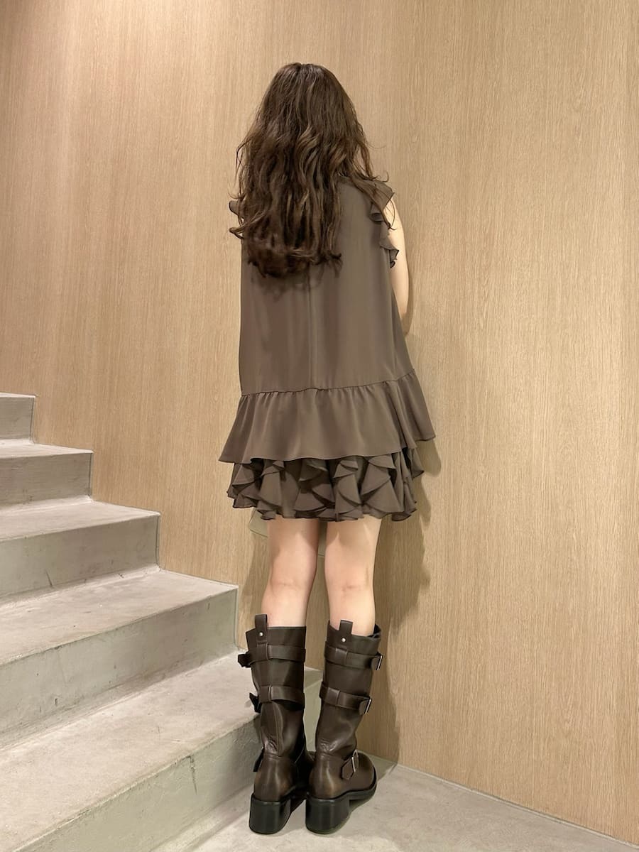 リリーブラウン　コーデセット LILY BROWN（リリーブラウン）の「ショールカラ―ショートJK