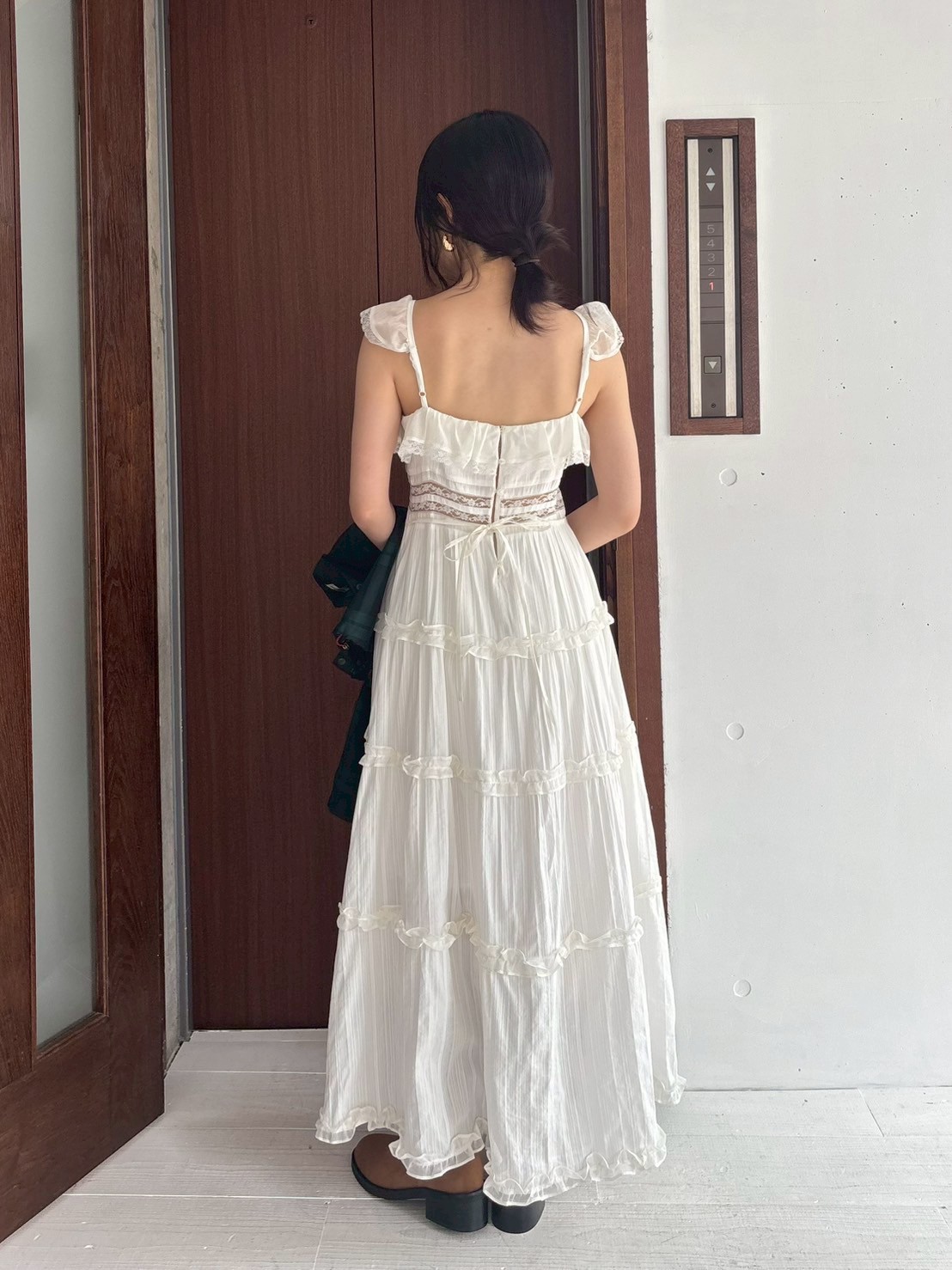 ティアードフリルキャミワンピース(マキシ・ロングワンピース