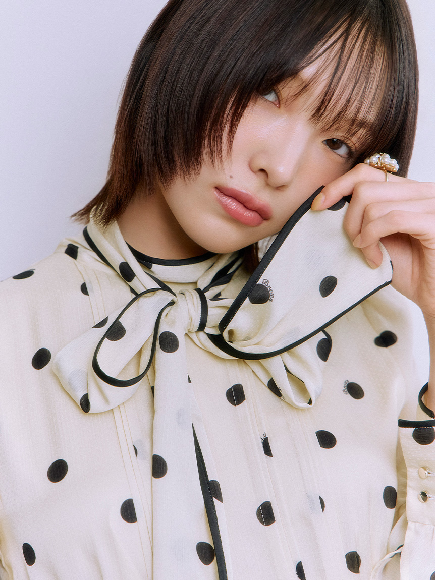 2wayボウタイプリーツワンピース(マキシ・ロングワンピース