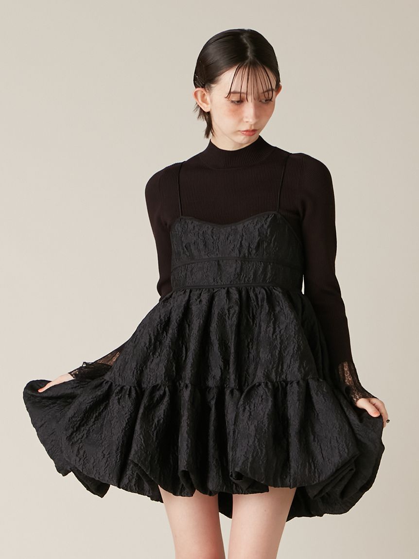 ジャカードミニワンピース(Hearts2Hearts着用)(Tシャツ・カットソー