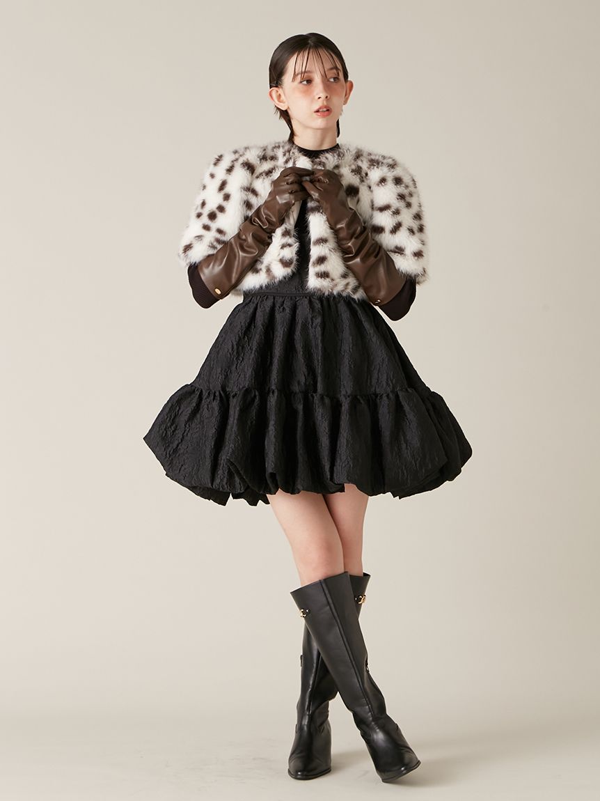 ジャカードミニワンピース(Hearts2Hearts着用)(Tシャツ・カットソー