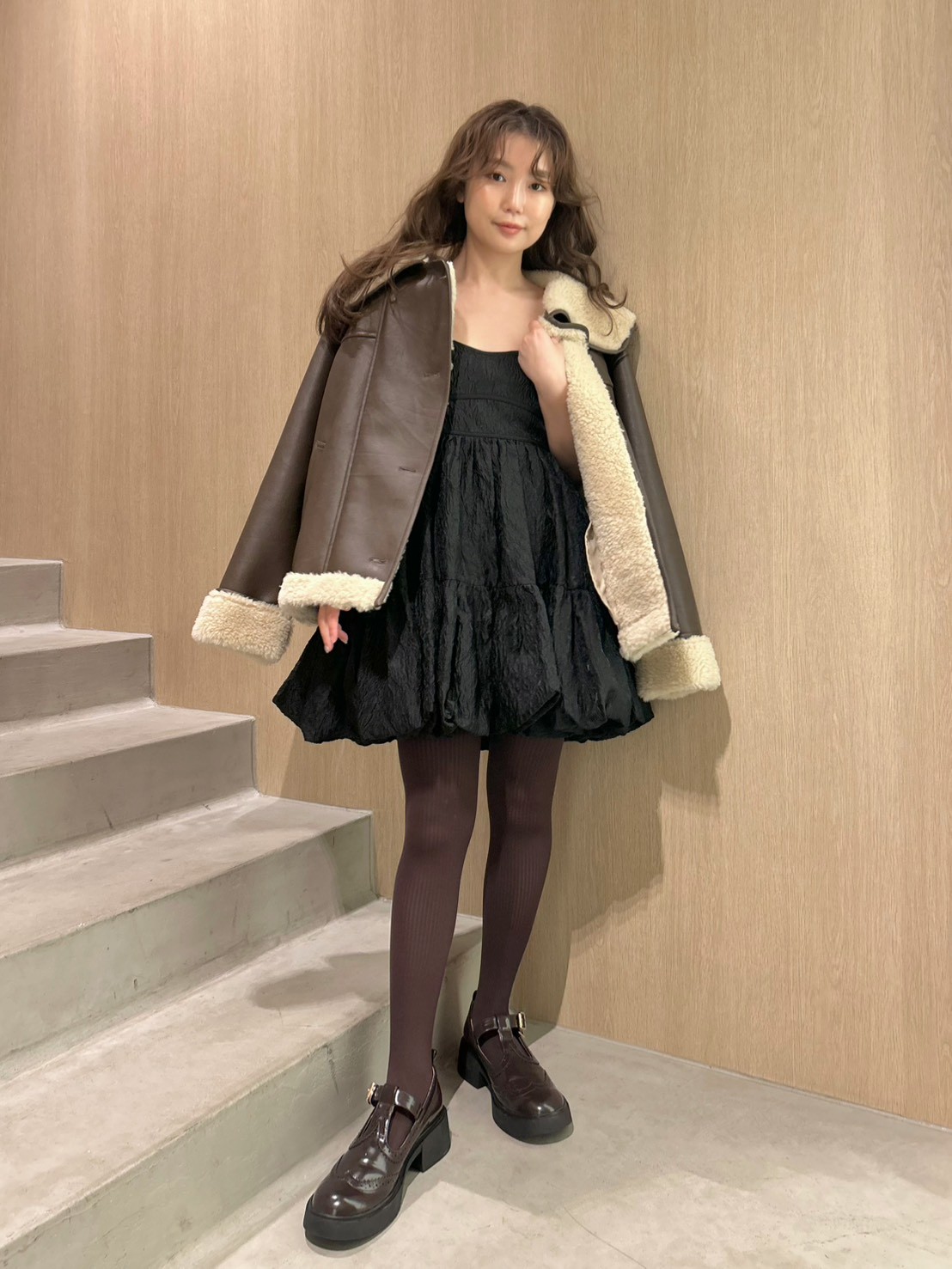 ジャカードミニワンピース(Hearts2Hearts着用)(Tシャツ・カットソー