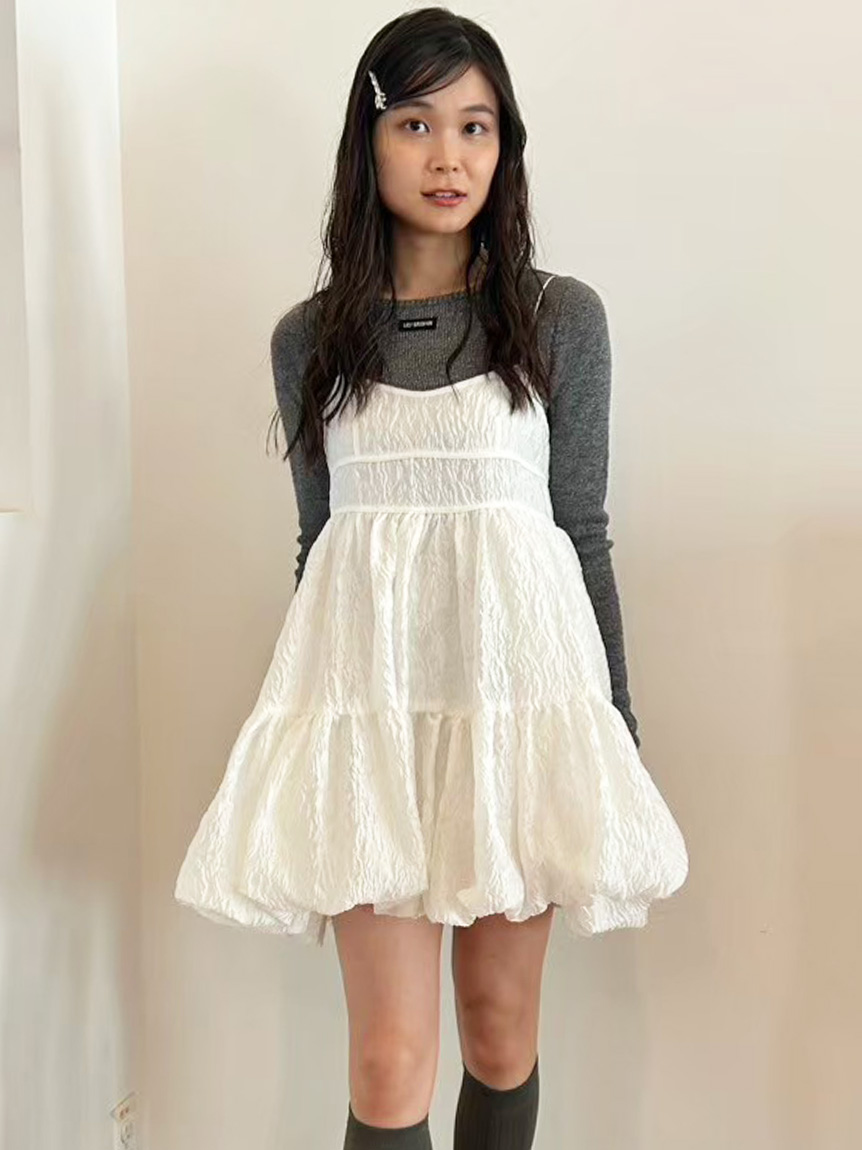 ジャカードミニワンピース(Hearts2Hearts着用)(Tシャツ・カットソー