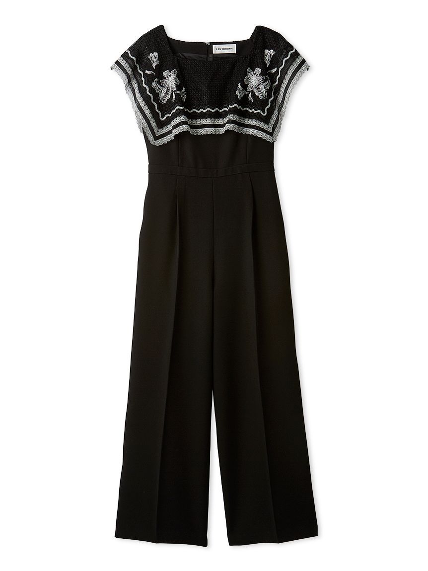 レースカラーコンビネゾン(ドレス)｜ワンピース｜LILY BROWN（リリー