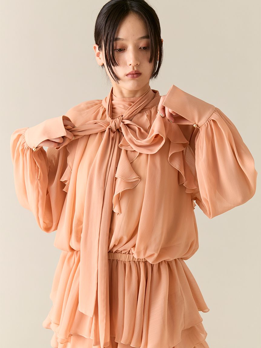 ドレープフリルセットアップ(セットアップアイテム)｜LILY BROWN