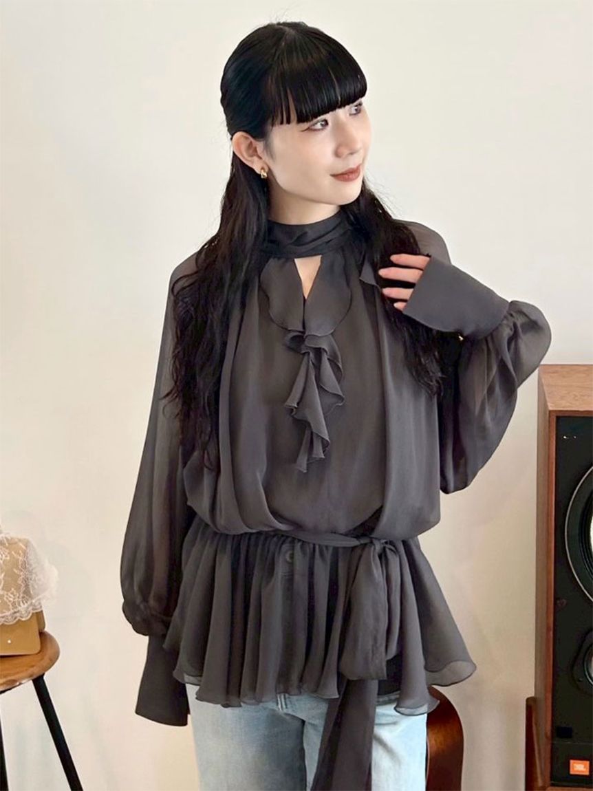 ドレープフリルセットアップ(セットアップアイテム)｜LILY BROWN