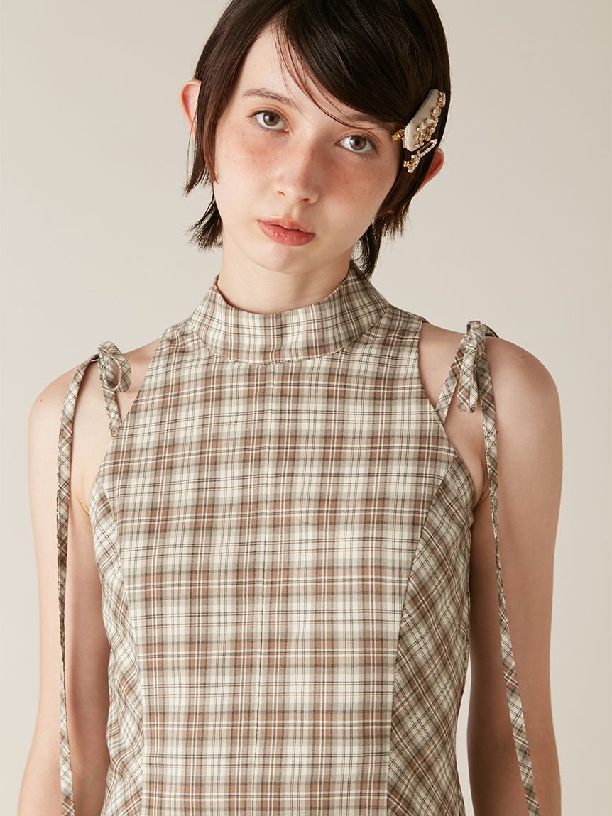 リリーページです LILY BROWN Lingerie】シアーフロッキートップス×バンドゥセット