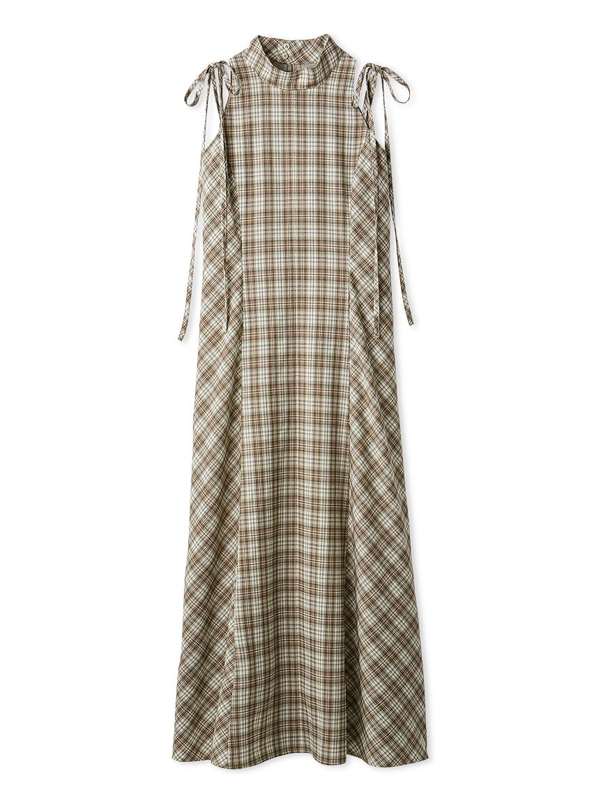 アメスリチェックワンピース(マキシ・ロングワンピース)｜ワンピース