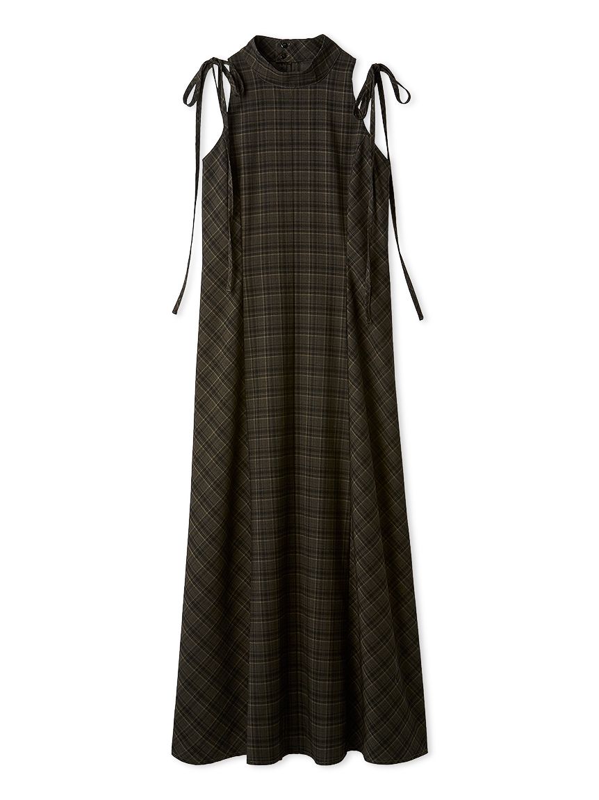アメスリチェックワンピース(マキシ・ロングワンピース)｜ワンピース