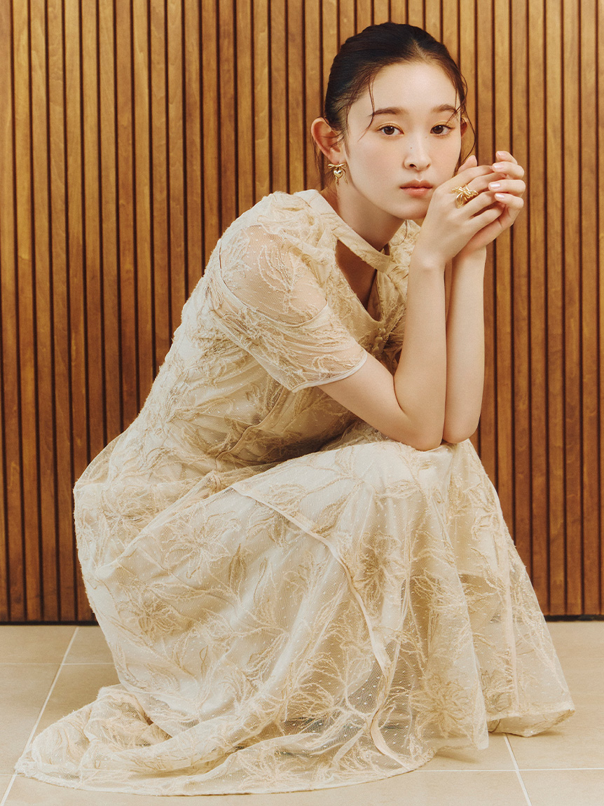 Lily Brown ボリュームチュールドレス LILY BROWN（リリーブラウン）ボリュームチュールドレス（ブラック/1