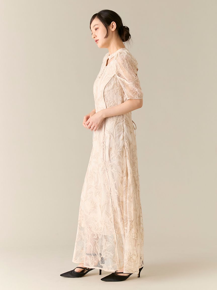 チュールエンブロイダリードレス(ドレス)｜ワンピース｜LILY BROWN