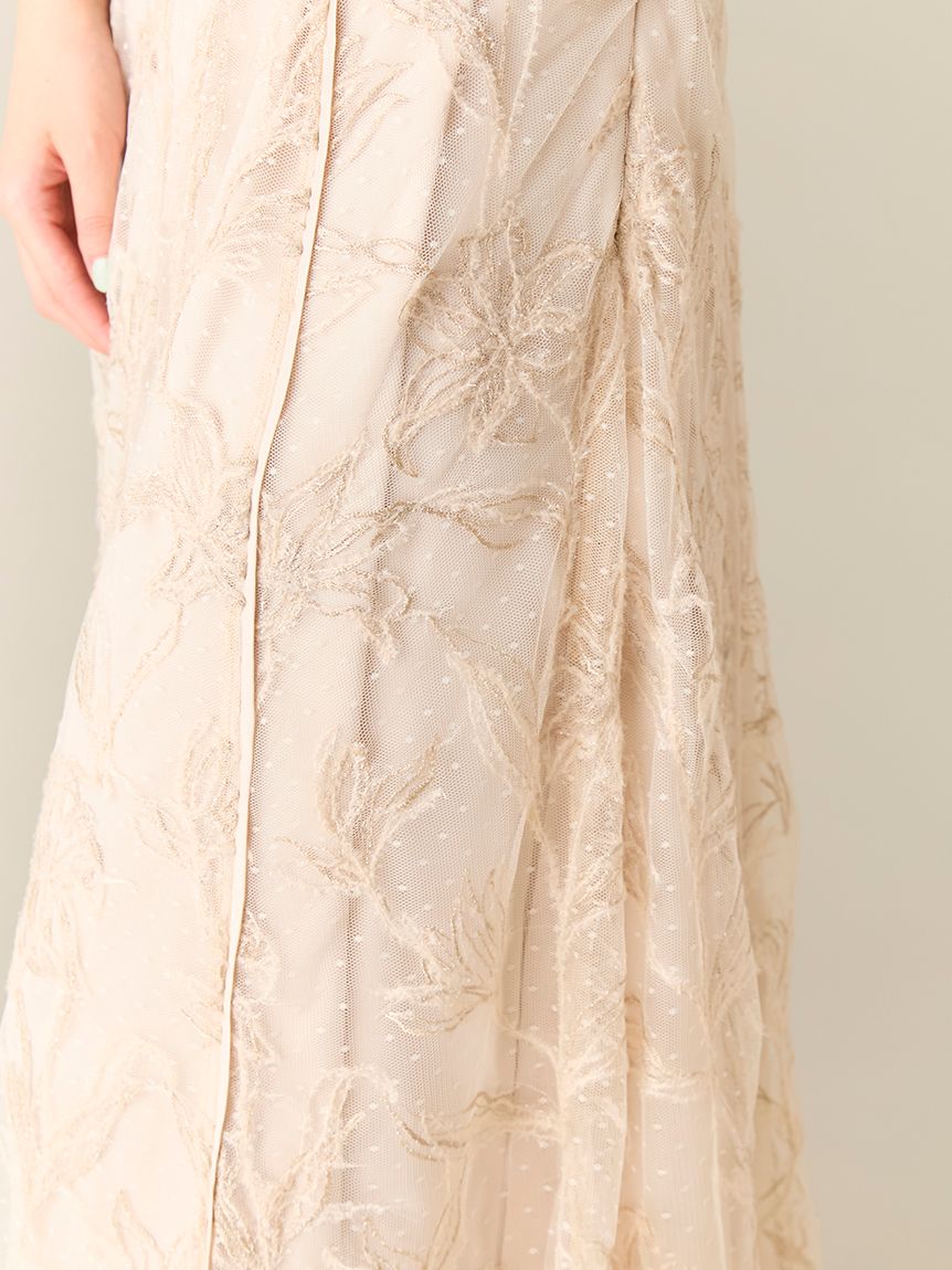 LILY BROWN チュールエンブロイダリードレス チュールエンブロイダリードレス（ドレス）｜LILY BROWN（リリー
