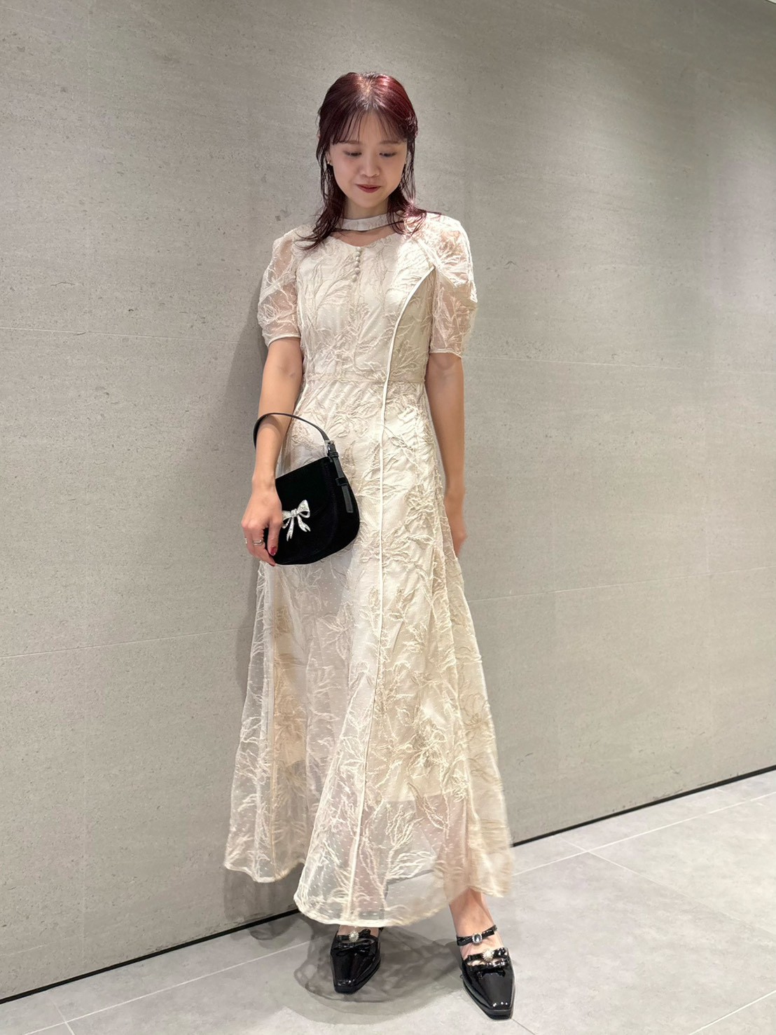 チュールエンブロイダリードレス(ドレス)｜ワンピース｜LILY BROWN