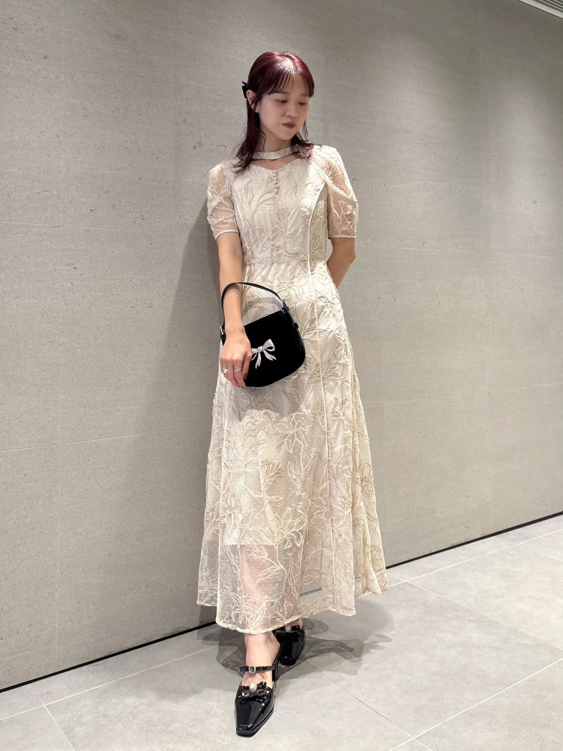 チュールエンブロイダリードレス(ドレス)｜ワンピース｜LILY BROWN