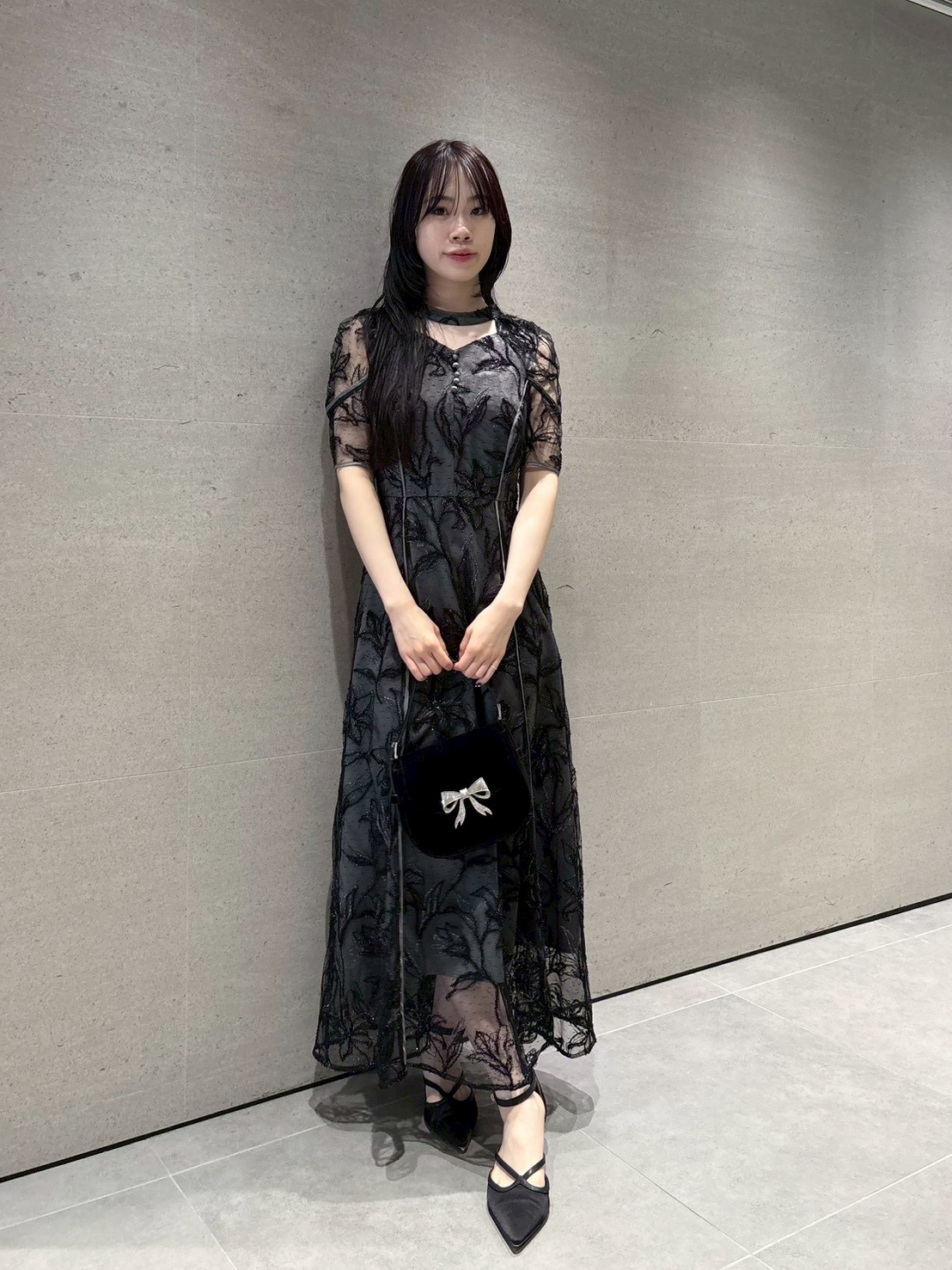 チュールエンブロイダリードレス(ドレス)｜ワンピース｜LILY BROWN