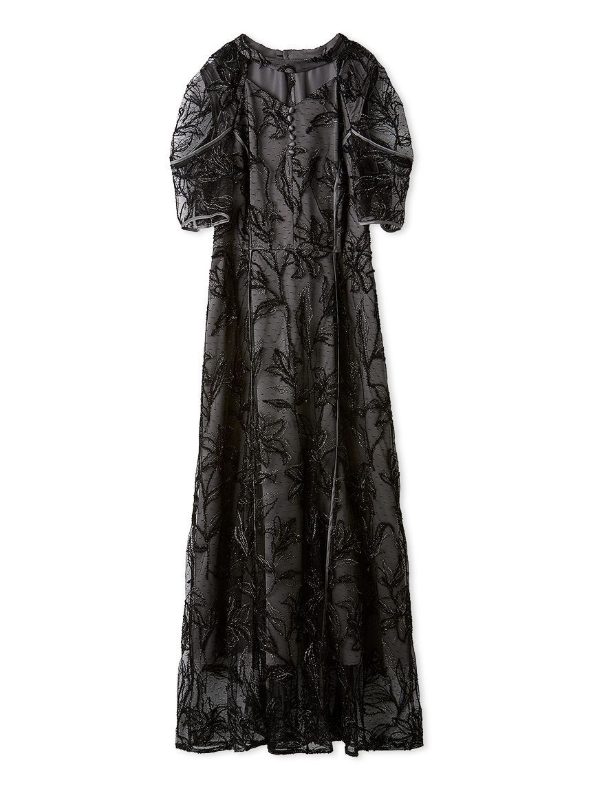 チュールエンブロイダリードレス(ドレス)｜ワンピース｜LILY BROWN