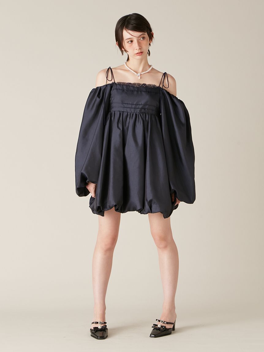 バルーンミニドレス(ドレス)｜ワンピース｜LILY BROWN（リリーブラウン