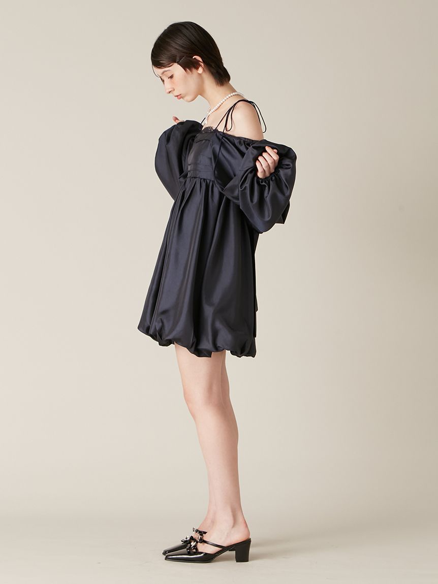 バルーンミニドレス(ドレス)｜ワンピース｜LILY BROWN（リリーブラウン