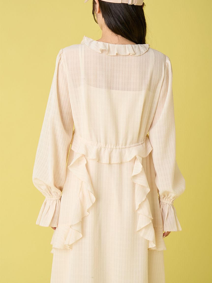 Lily Brown 新作　フリルガウンワンピース LILY BROWN｜フリルガウンピース | Rakuten Fashion(楽天ファッション