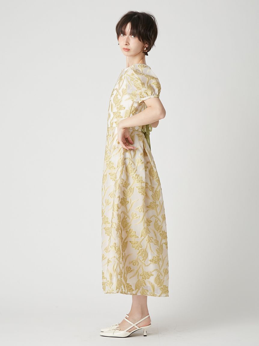 専用　美品　machatt ジャガードドレスワンピース セミシアージャガードドレス(ドレス)｜ワンピース｜LILY BROWN（リリー