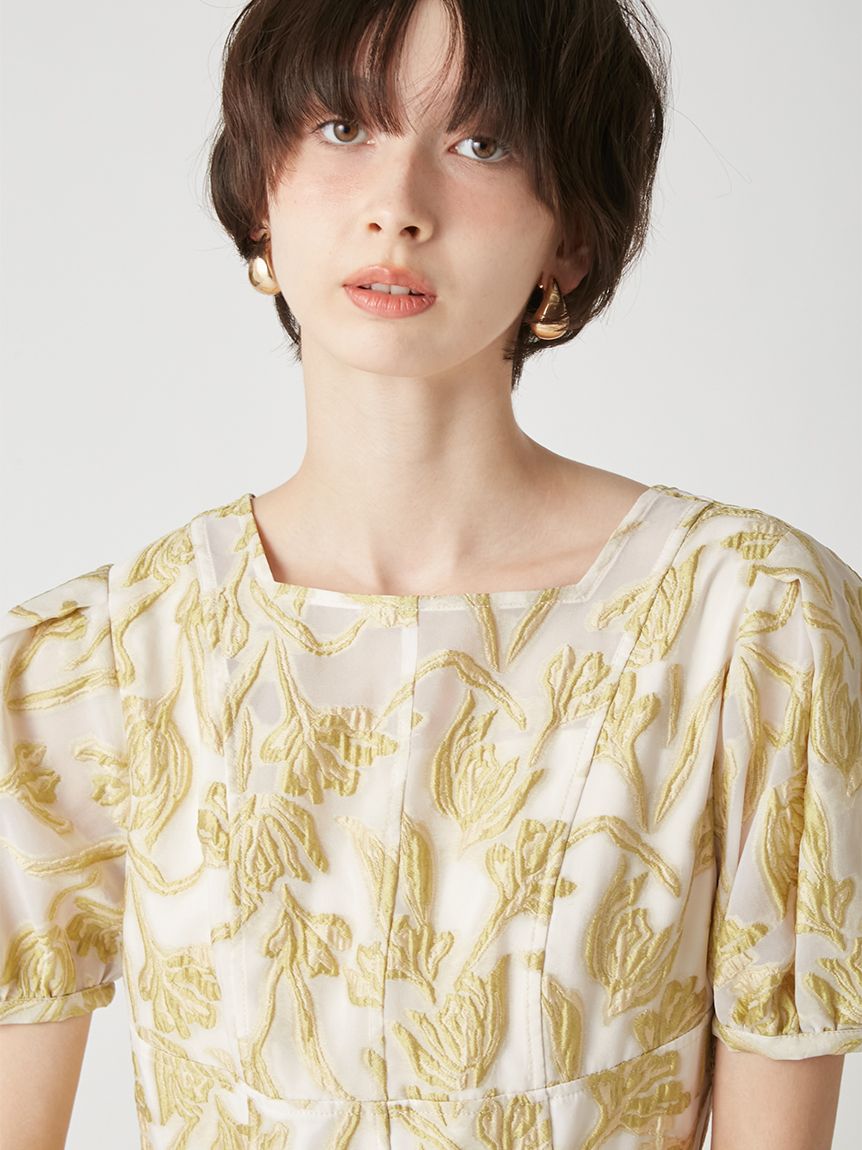 LILY BROWN セミシアージャガードドレス セミシアージャガードドレス(ドレス)｜ワンピース｜LILY BROWN（リリー