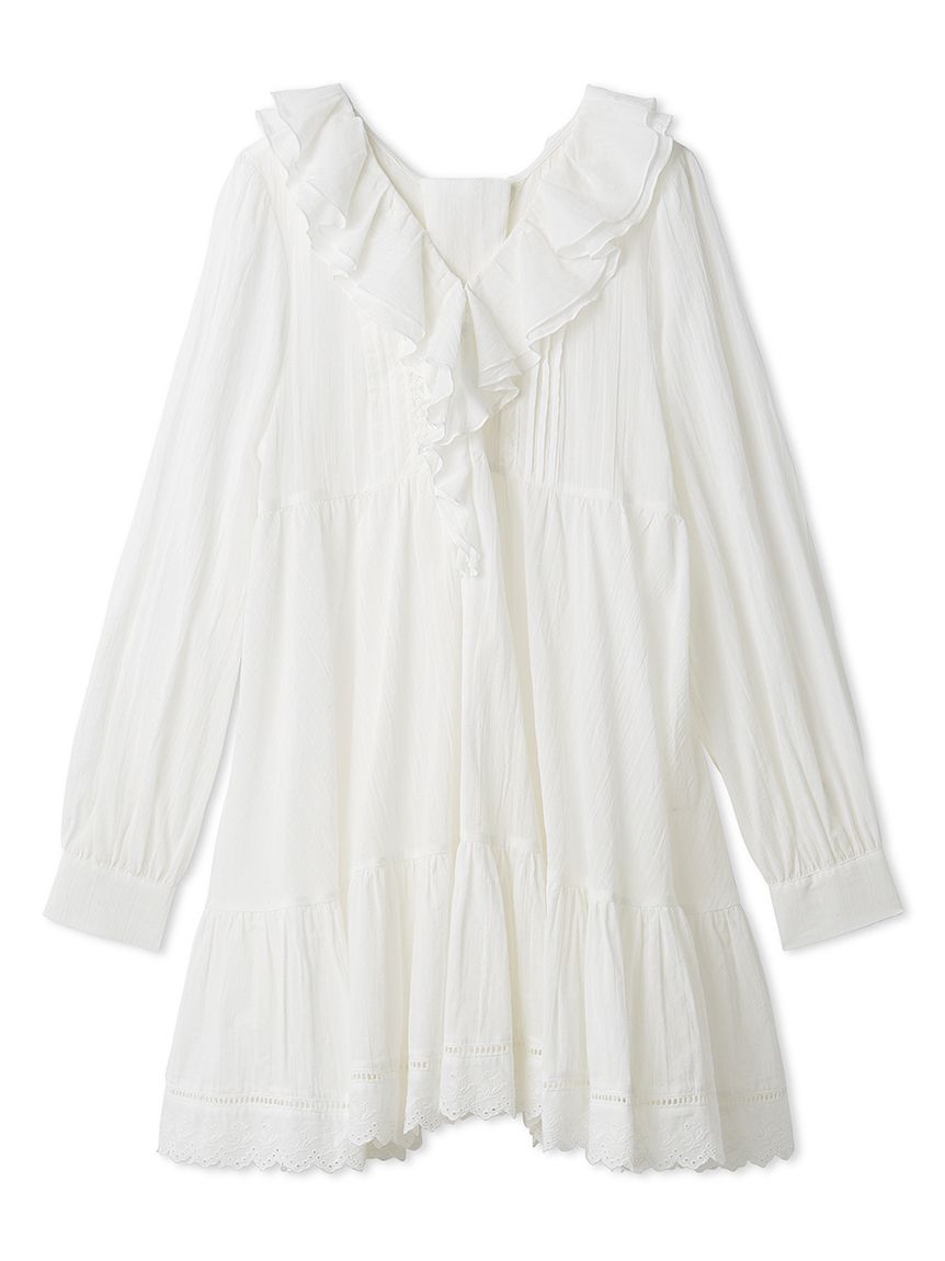 コットンレースミニワンピース(ミニワンピース)｜ワンピース｜LILY