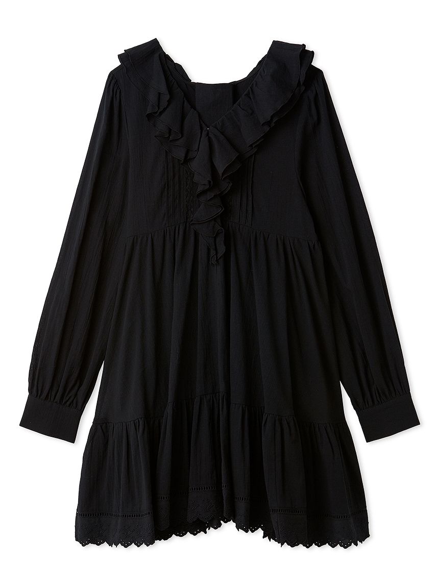 コットンレースミニワンピース(ミニワンピース)｜ワンピース｜LILY