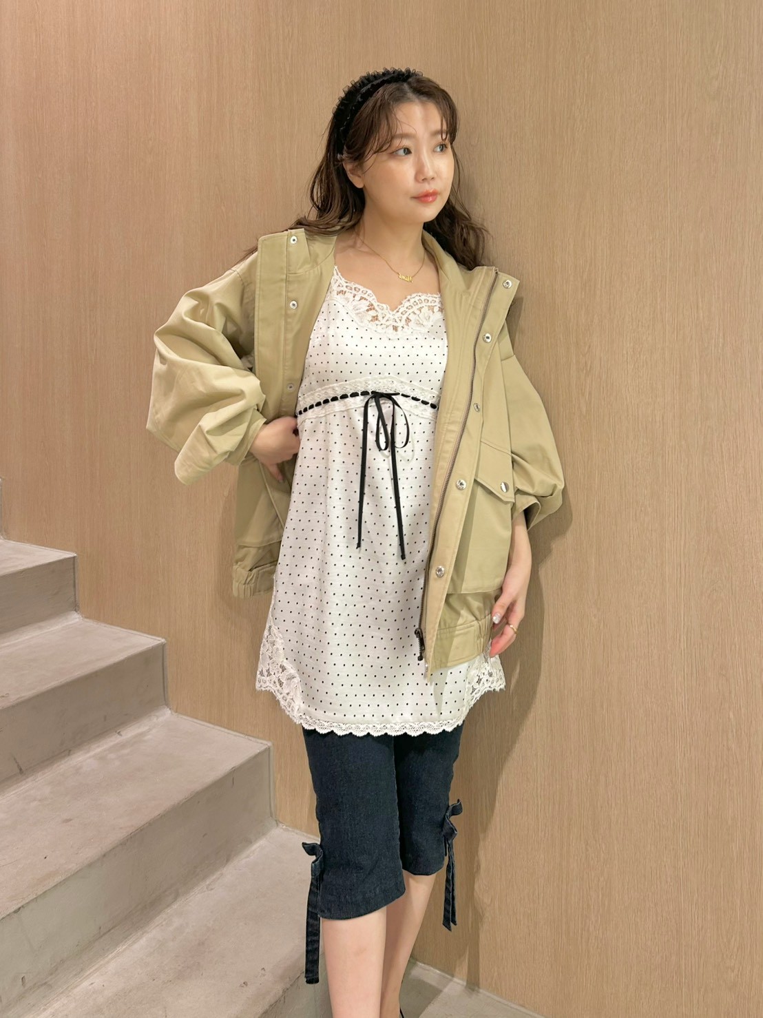 ヴィンテージスリップサテンミニワンピース(ミニワンピース