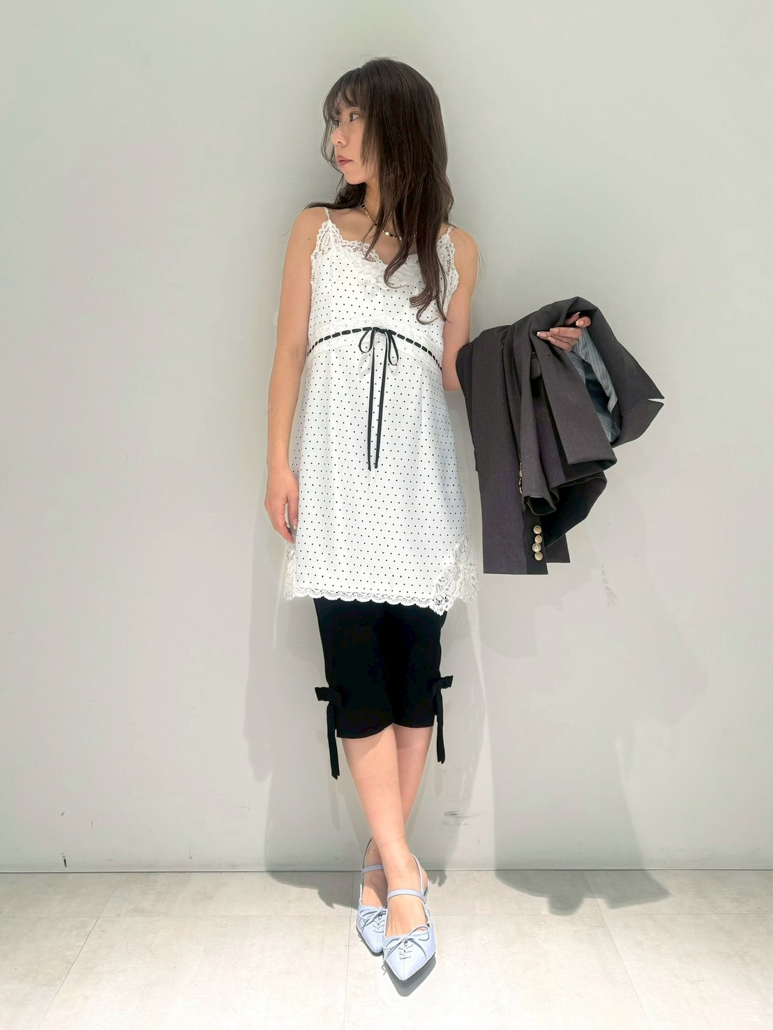 ヴィンテージスリップサテンミニワンピース(ミニワンピース