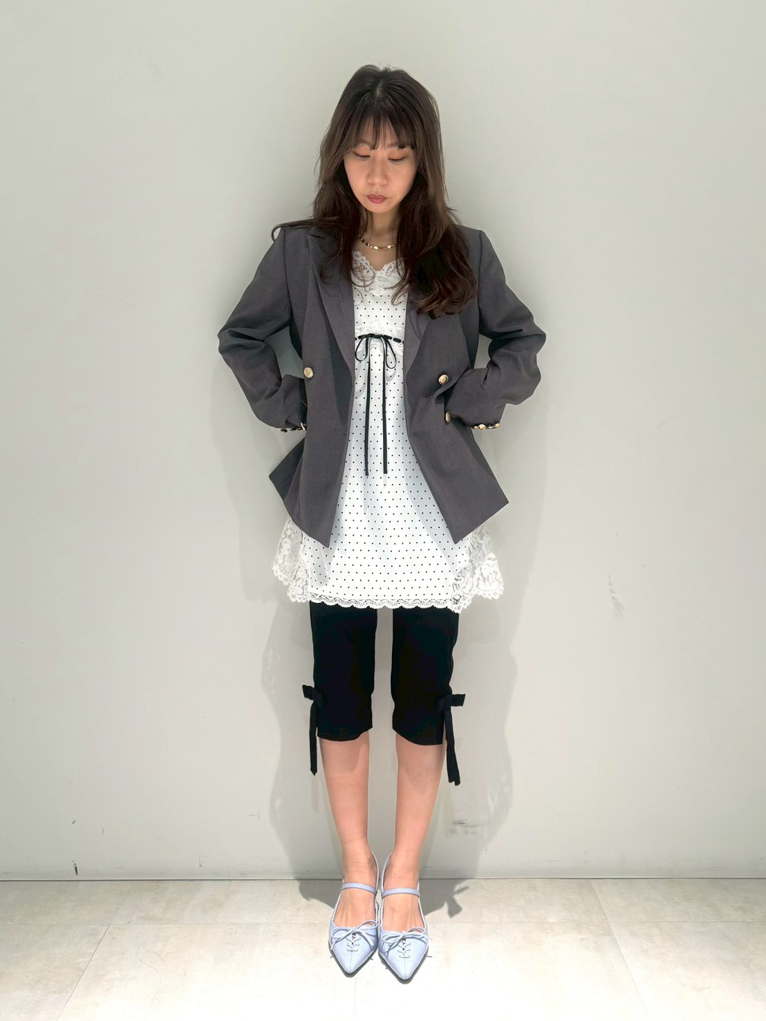 ヴィンテージスリップサテンミニワンピース(ミニワンピース