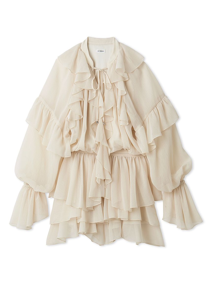 ドレープフリルセットアップ(セットアップアイテム)｜LILY BROWN