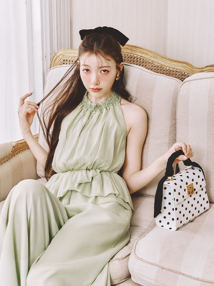 ブライトペプラムコンビネゾン(ドレス)｜ワンピース｜LILY BROWN