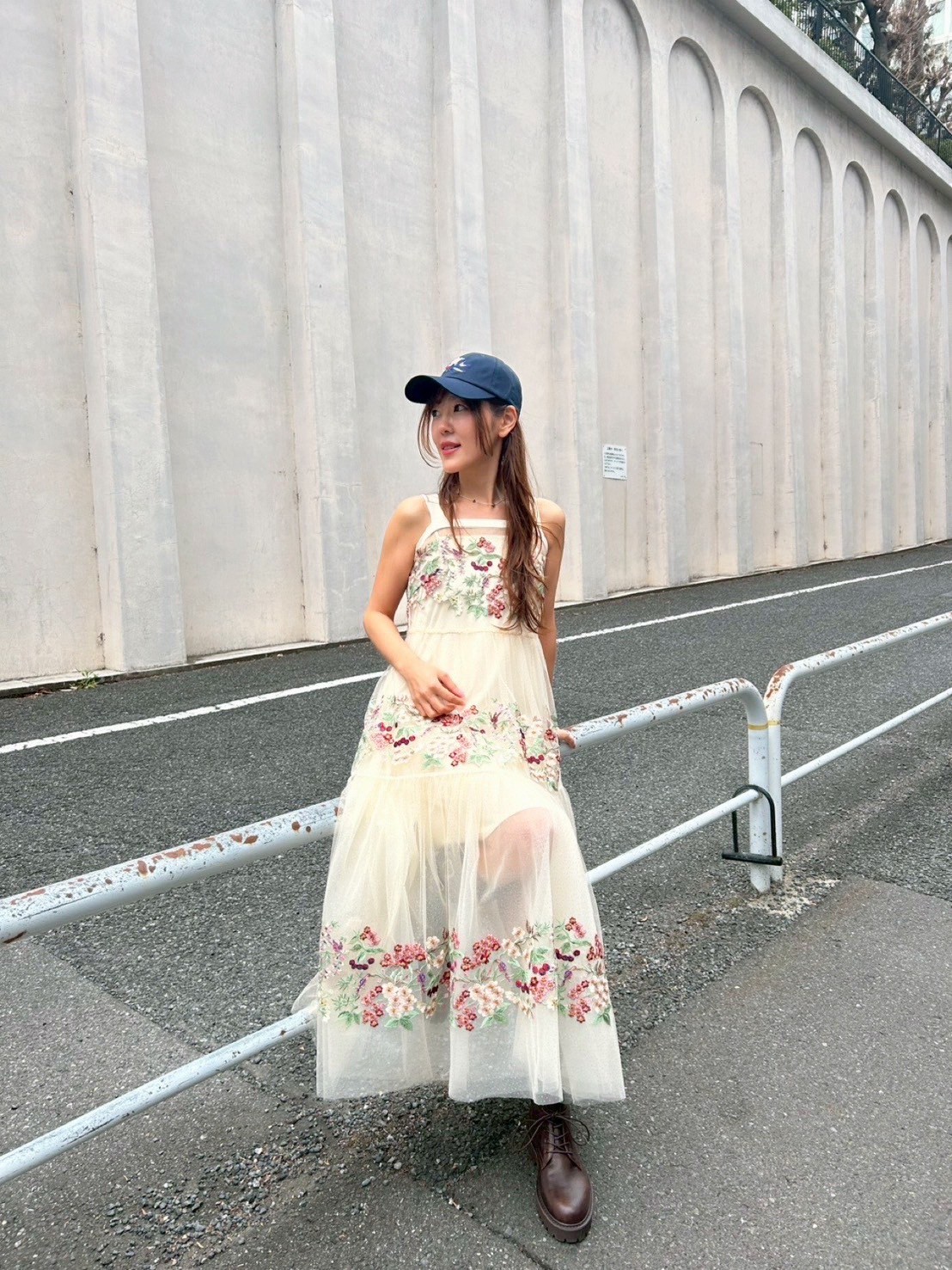 LILY BROWN×KEITA MARUYAMA】エンブロイダリーチュールドレス(ドレス