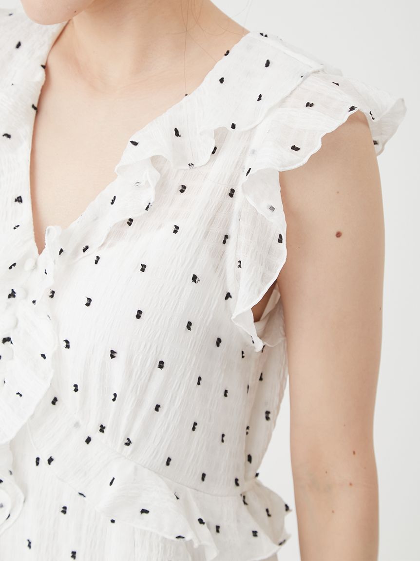 オフィシャル・ MASHSTORE 限定】ラッフルフリルワンピース(ロング