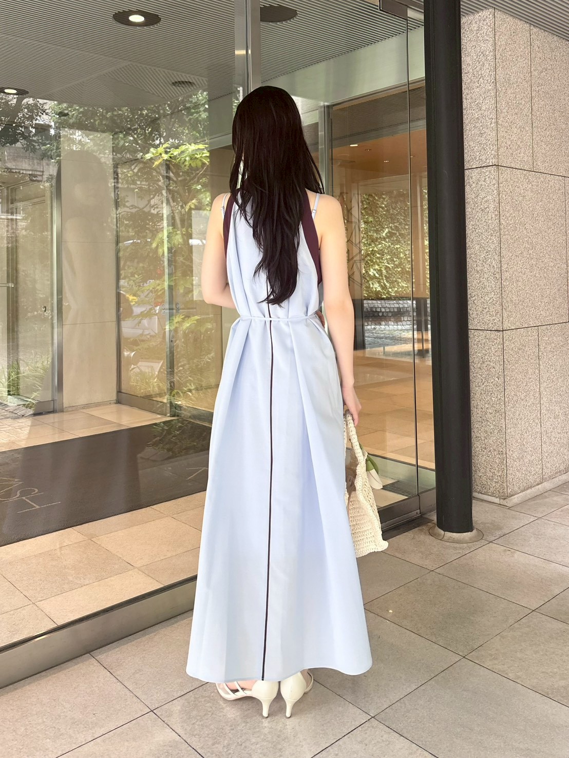 2wayカップインベアセットアメスリワンピース(マキシ・ロング