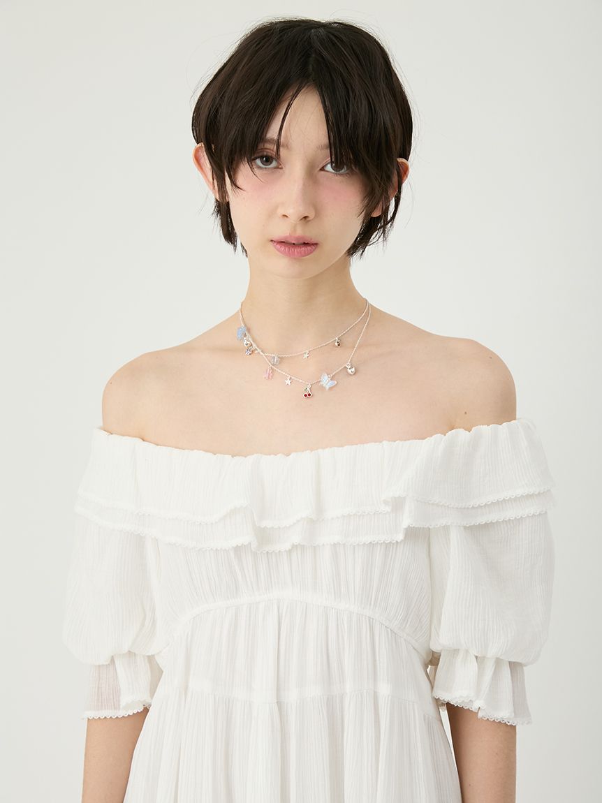 エアリーワッシャーボリュームワンピース(マキシ・ロングワンピース