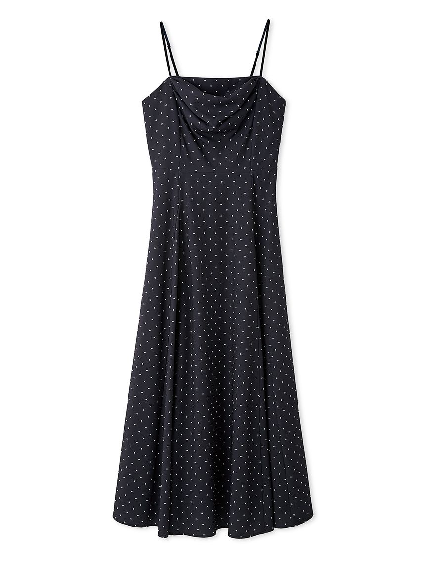 ♡さま専用 LILY BROWN ドット柄 キャミワンピース ミルフルールプリントキャミワンピース(マキシ・ロングワンピース